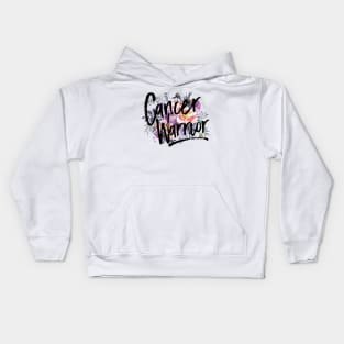 Cancer Warrior Flower - Stronger Than Cancer Gift Kids Hoodie